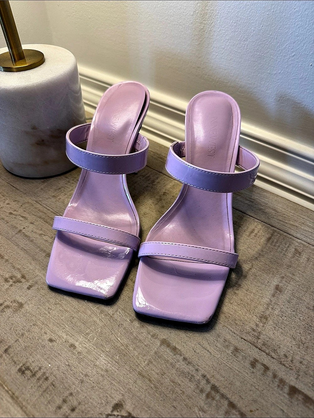 Nine West Pink Strappy Heels